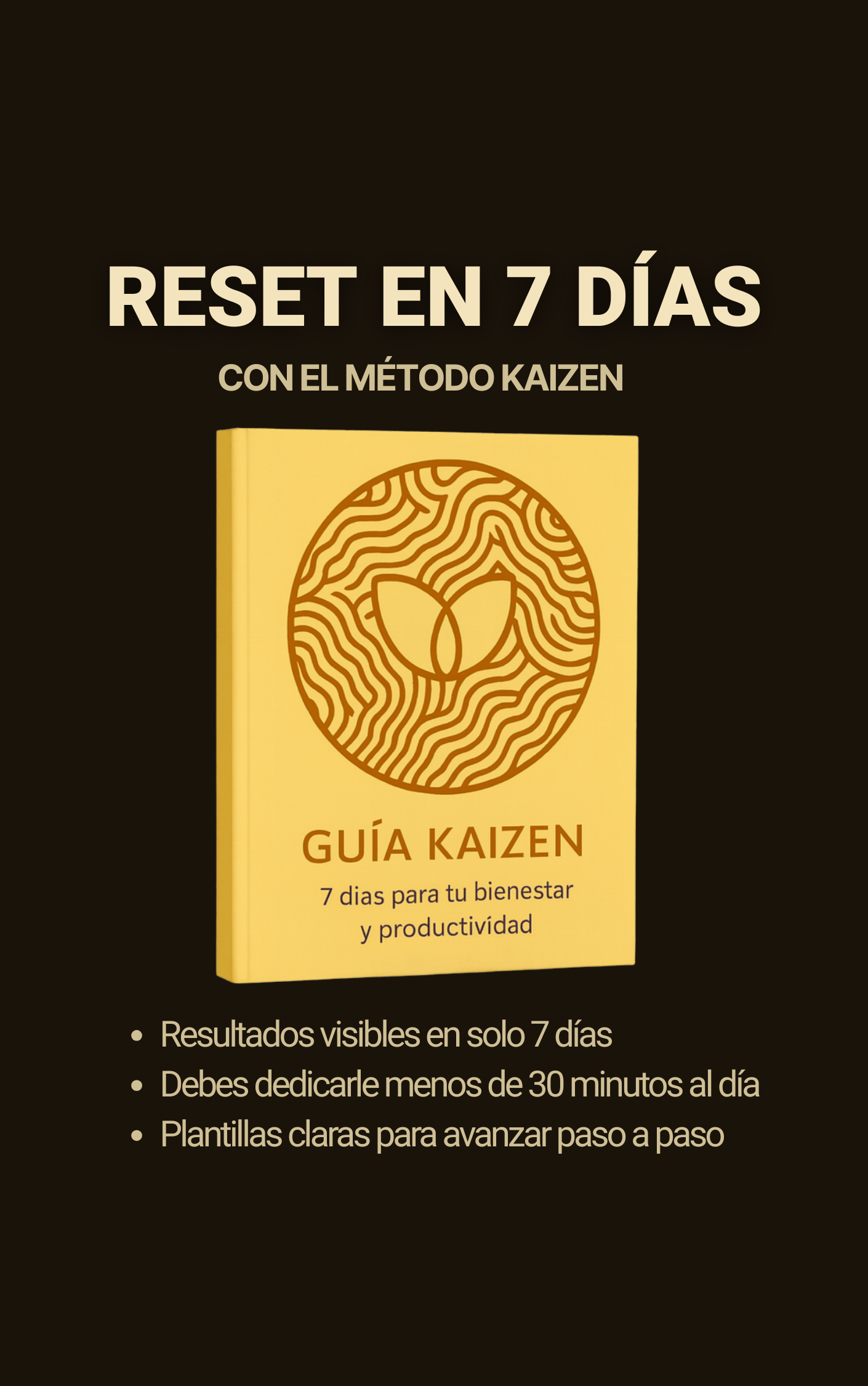 Reset en 7 días: Guía Kaizen para empezar desde adentro